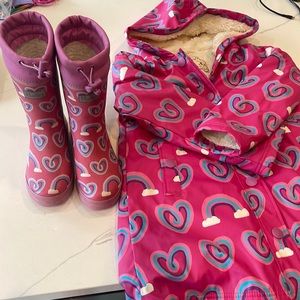 Hatley lined rain boots sz 13 euc *boots only*